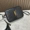 Saint Laurent Lou Camera Bag In Quilted Leather Black/Gold