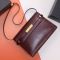 Saint Laurent Manhattan Shoulder Bag In Box Leather Burgundy/Gold
