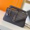 Saint Laurent Medium Classic College Chain Bag In Matelasse Leather Black/Silver