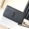 Saint Laurent Medium Kate Bag In Calfskin Black