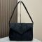 Saint Laurent Medium Loulou Puffer Bag In Nylon Black