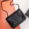 Saint Laurent Medium Niki Bag In Crinkled Vintage Leather Black