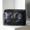 Saint Laurent Medium Niki Bag In Crinkled Vintage Leather Black/Gold