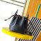 Saint Laurent Mini Cassandre Bucket Bag In Quilted Lambskin Black/Gold