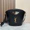 Saint Laurent Mini Celia Tote In Smooth Leather Black/Gold