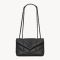 Saint Laurent Mini Loulou Puffer Bag In Quilted Lambskin Black