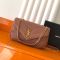 Saint Laurent Small Loulou Chain Bag In Matelasse Lambskin Dusty Rose/Gold