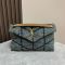 Saint Laurent Small Loulou Puffer Bag In Denim Blue/Gold