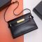 Saint Laurent Small Manhattan Shoulder Bag In Box Leather Black/Gold