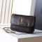 Saint Laurent Small Niki Bag In Grained Lambskin Coffee/Gold