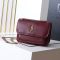 Saint Laurent Small Niki Bag In Grained Lambskin Red/Gold