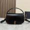 Saint Laurent Voltaire Handbag In Box Leather Black/Gold