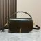 Saint Laurent Voltaire Handbag In Box Leather Olive/Gold
