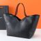 Saint Laurent Y Tote In Calfskin Black