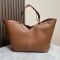 Saint Laurent Y Tote In Calfskin Brown